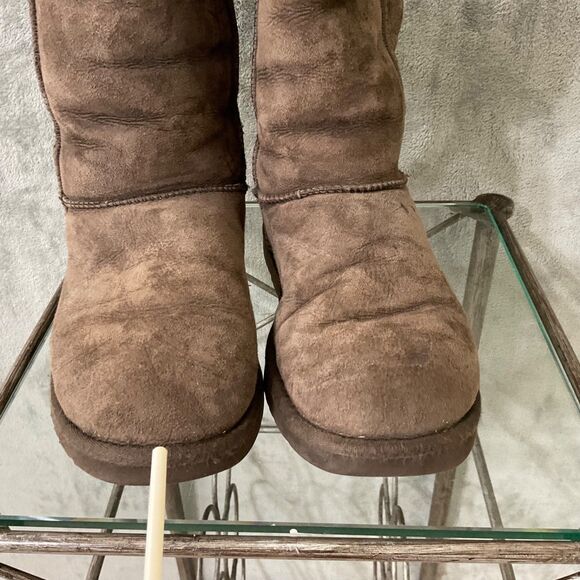 UGG Australia Women's Classic Tall Sheepskin Boots Brown Size 8 Style 5815 * - Picture 13 of 13